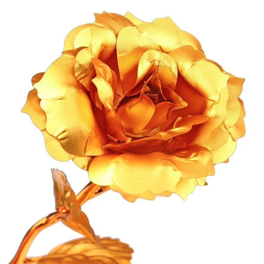 Lavanaya Silver 22K Gold Rose 25 Cm with Red Velvet Box